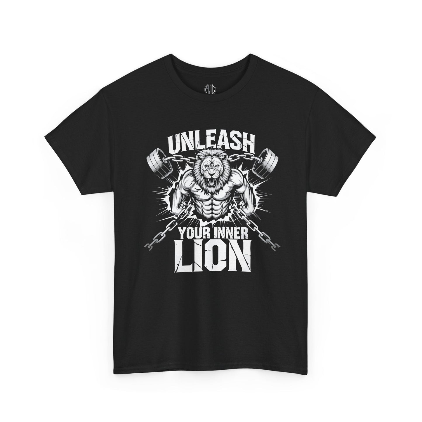 Unleash Your Inner Lion Premium Gym Workout Tee - Asphalt Jungle Co