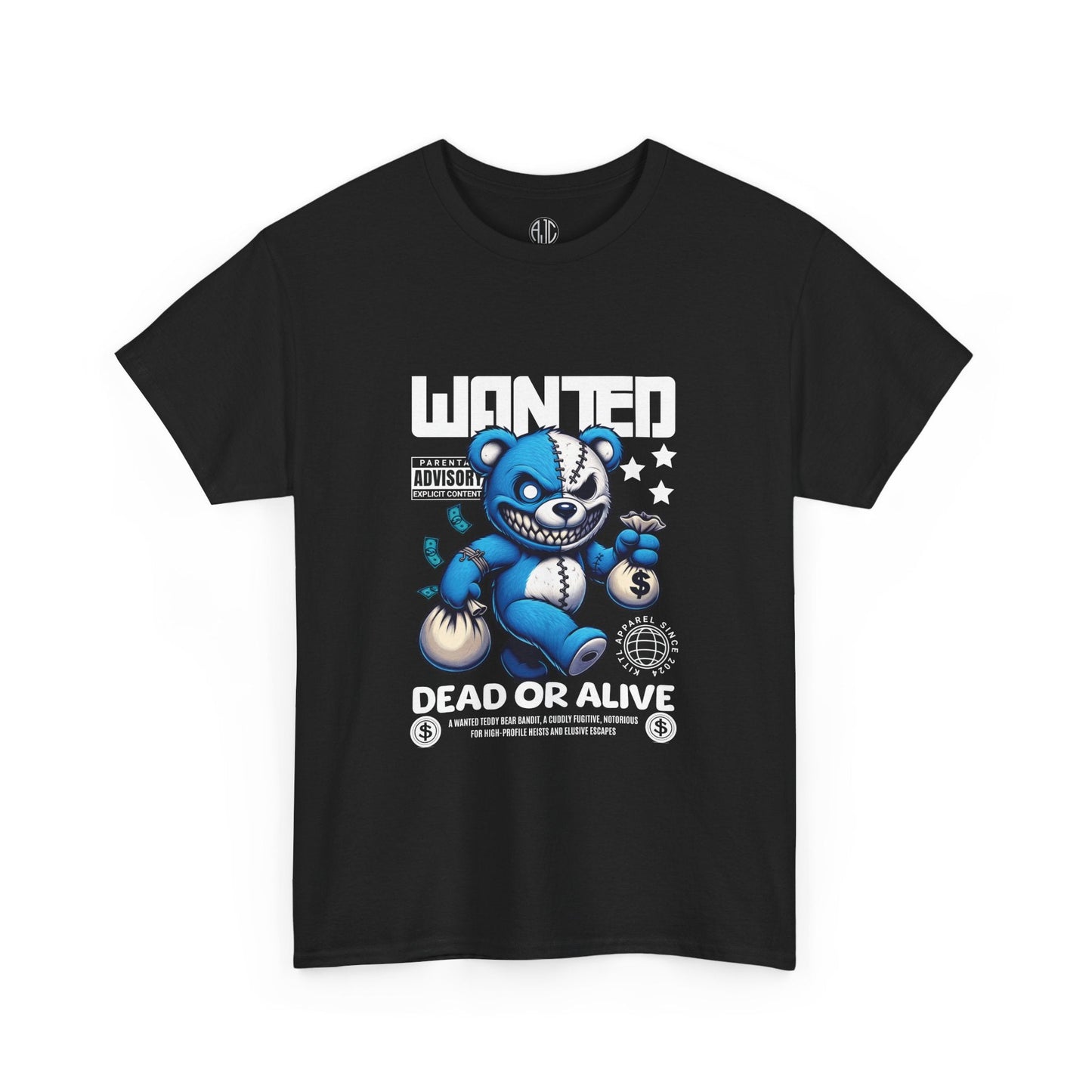 Wanted Premium Streetwear Tee - Asphalt Jungle Co