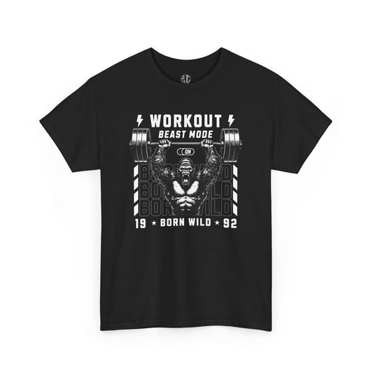 Workout Beastmode Premium Gym Tee - Asphalt Jungle Co