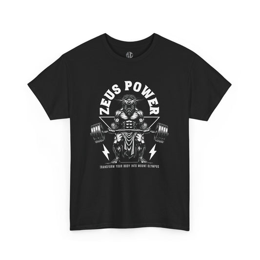 Zeus Power Premium Gym Workout Tee - Asphalt Jungle Co