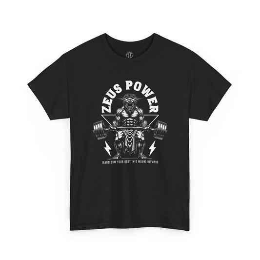 Zeus Power Premium Gym Workout Tee - Asphalt Jungle Co