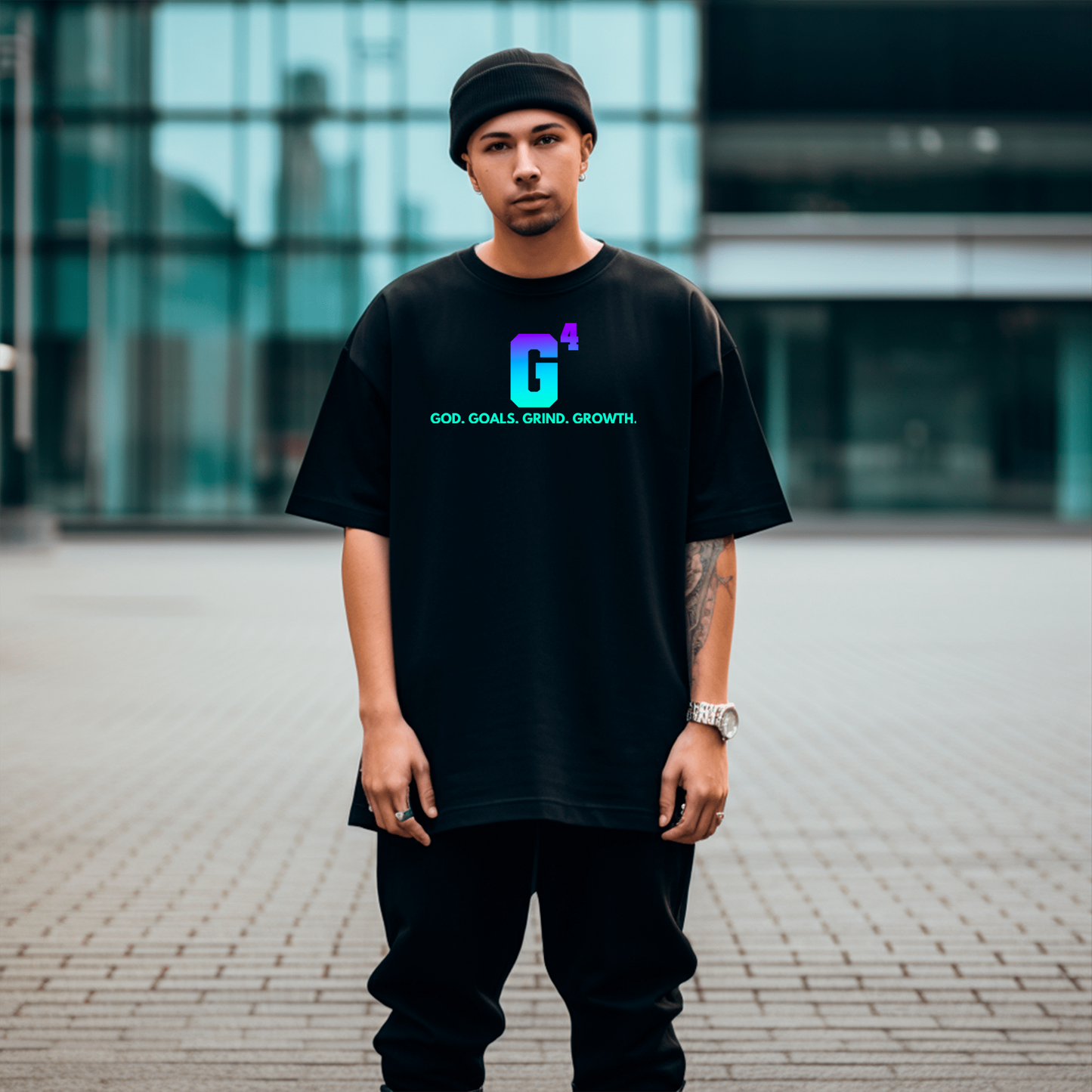 GOD GOALS GRIND PREMIUM TEE