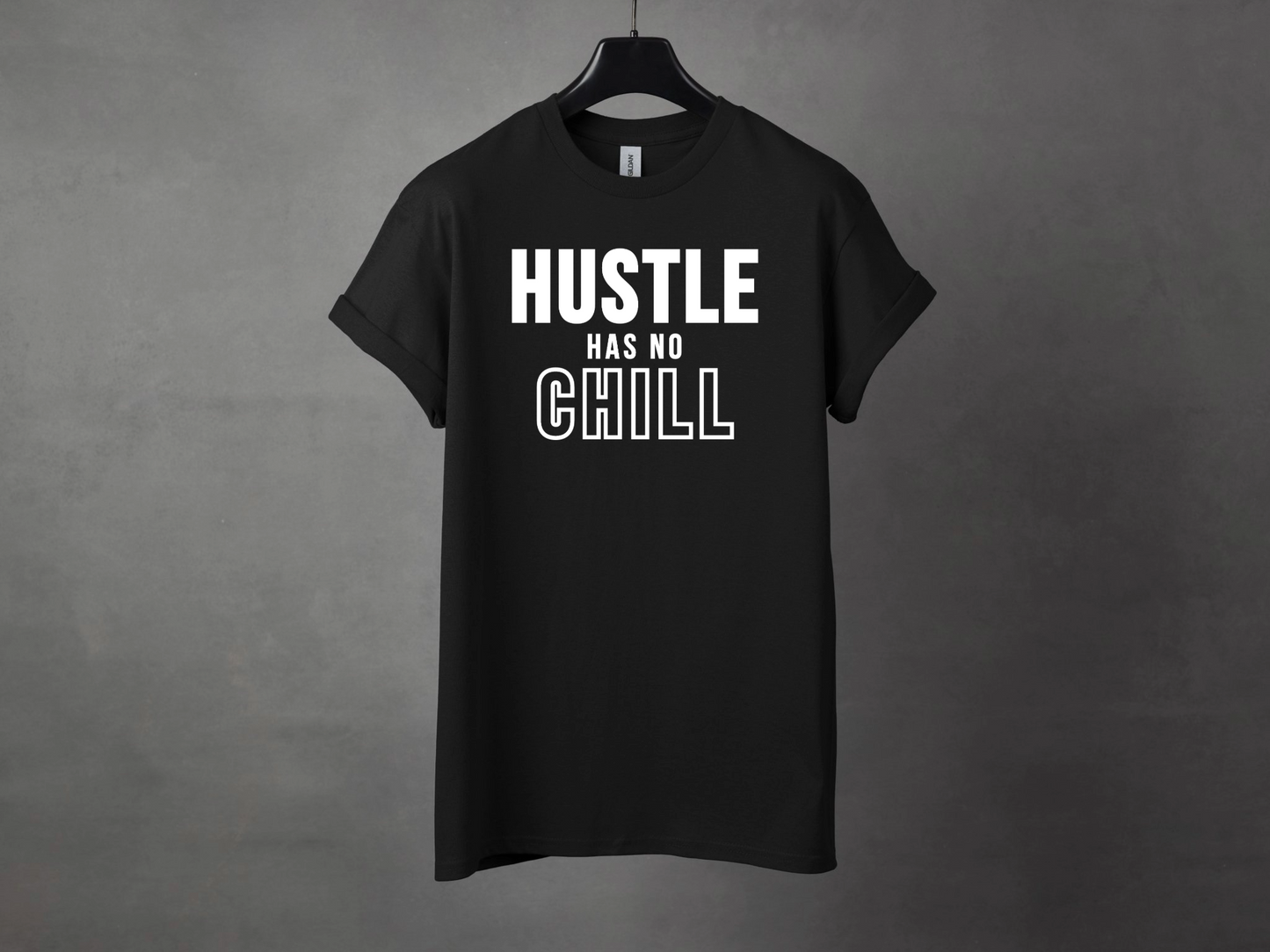 HUSTLE HAS NO CHILL PREMIUM TEE