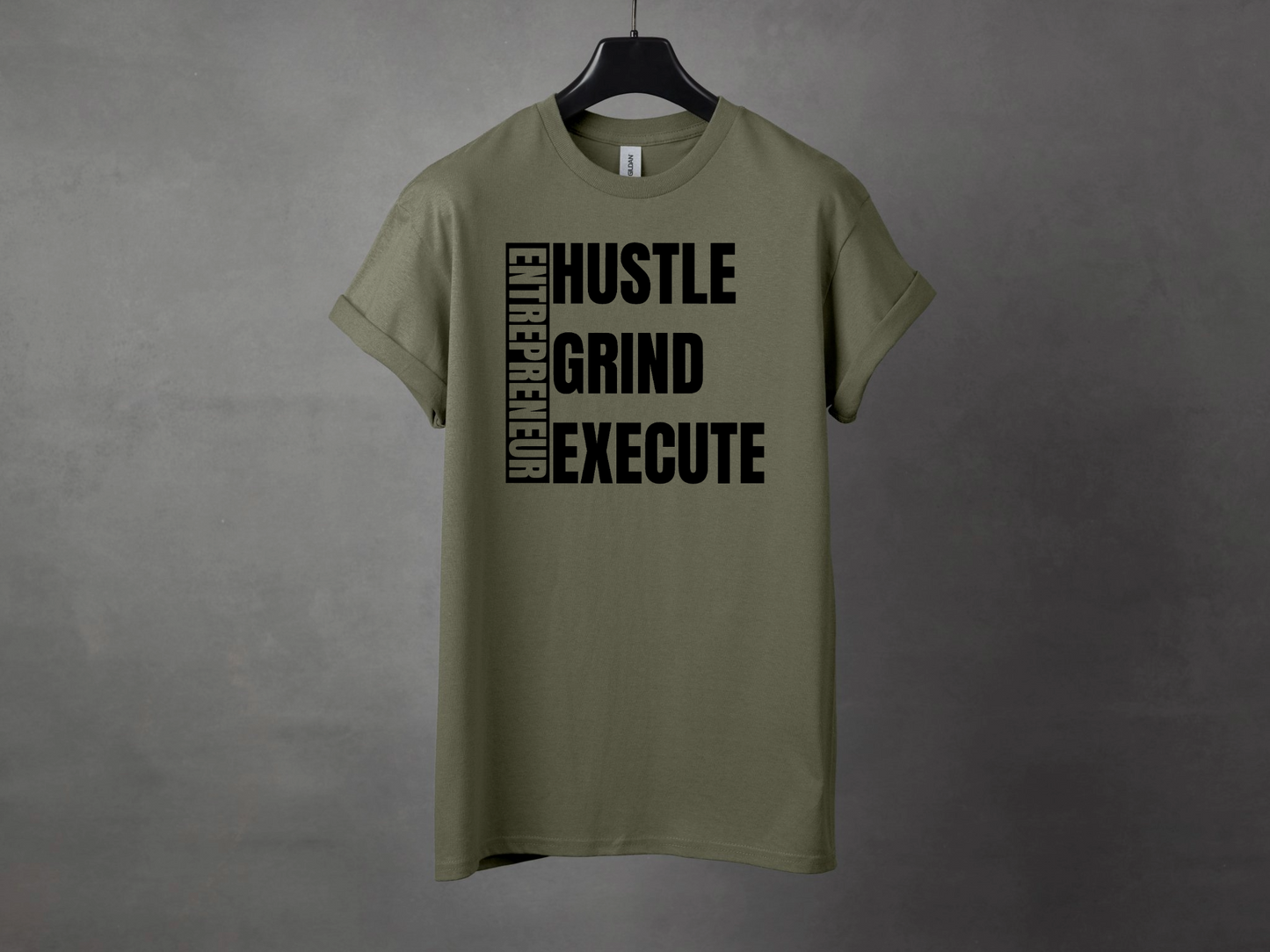 HUSTLE GRIND EXECUTE PREMIUM TEE
