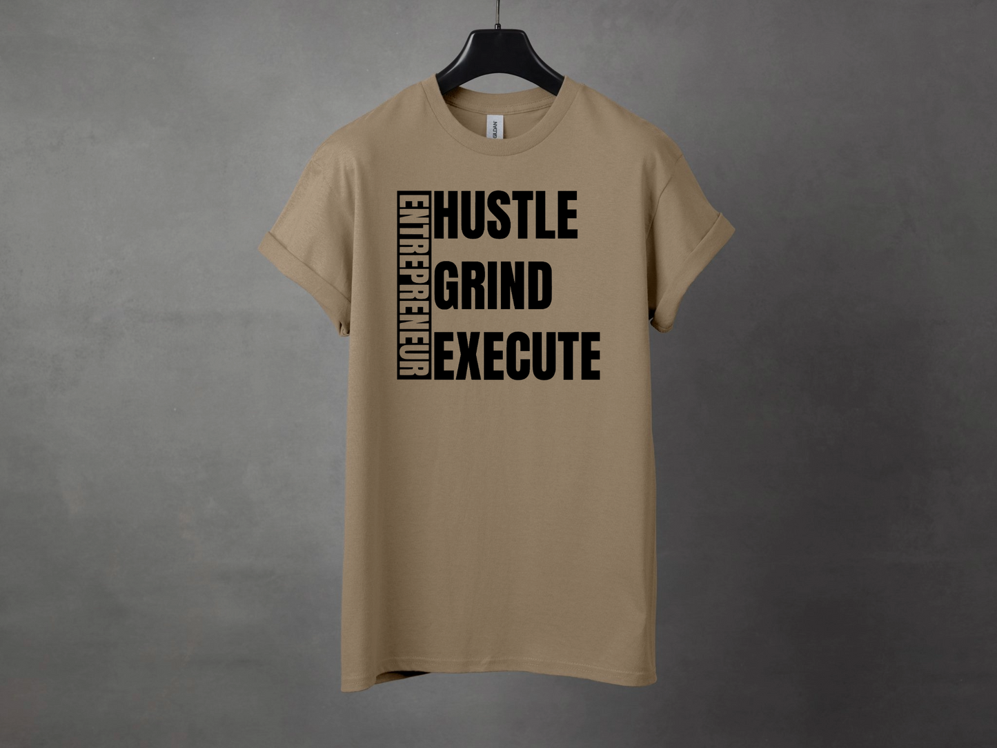 HUSTLE GRIND EXECUTE PREMIUM TEE