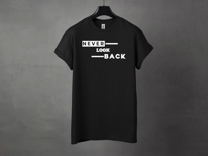 NEVER LOOK BACK PREMIUM TEE