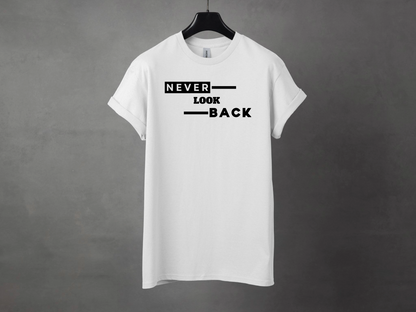 NEVER LOOK BACK PREMIUM TEE