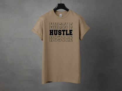 HUSTLE HARD PREMIUM TEE