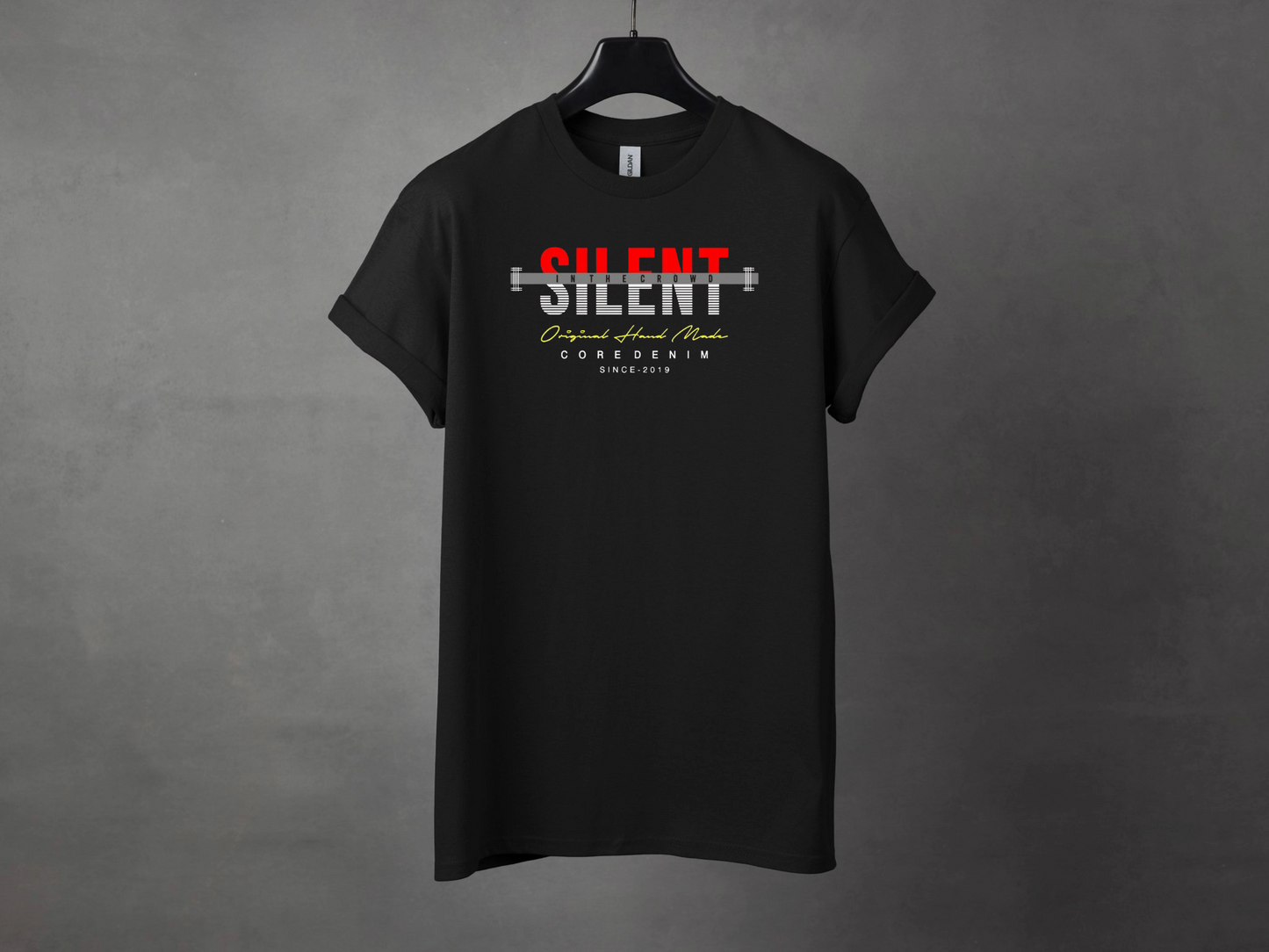 SILENT IN THE CROWD PREMIUM TEE