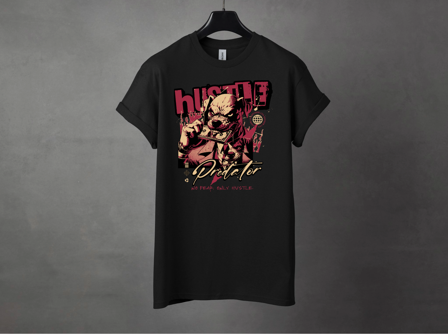 Hustle Predator Premium Streetwear Tee