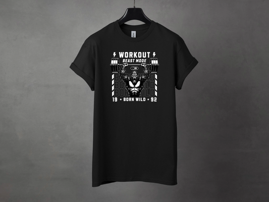 Workout Beastmode Premium Gym Tee