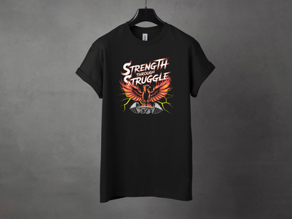 Strength Through Struggle Premium Gym Workout Tee