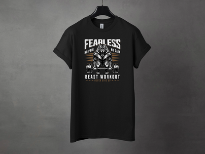 Fearless Beast Premium Gym Workout Tee