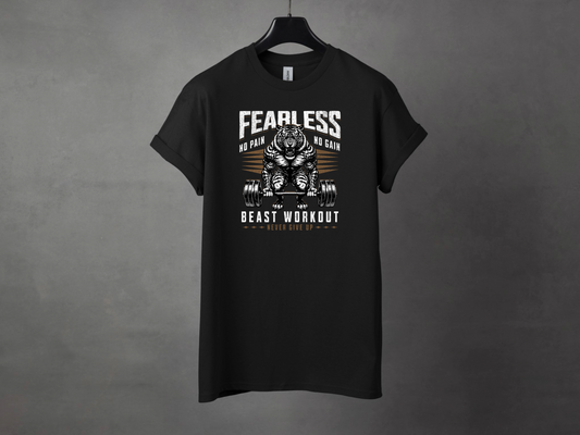 Fearless Beast Premium Gym Workout Tee