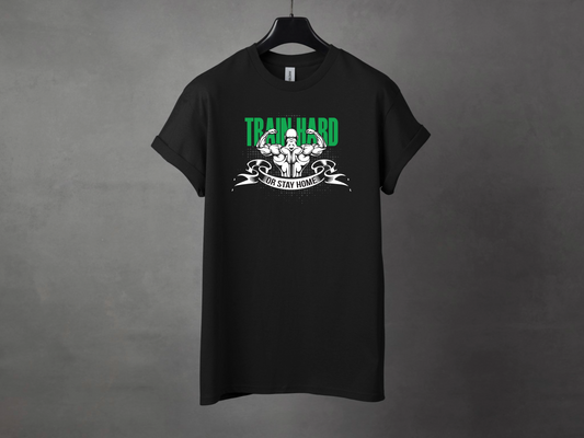 Train Hard Premium Gym Workout Tee