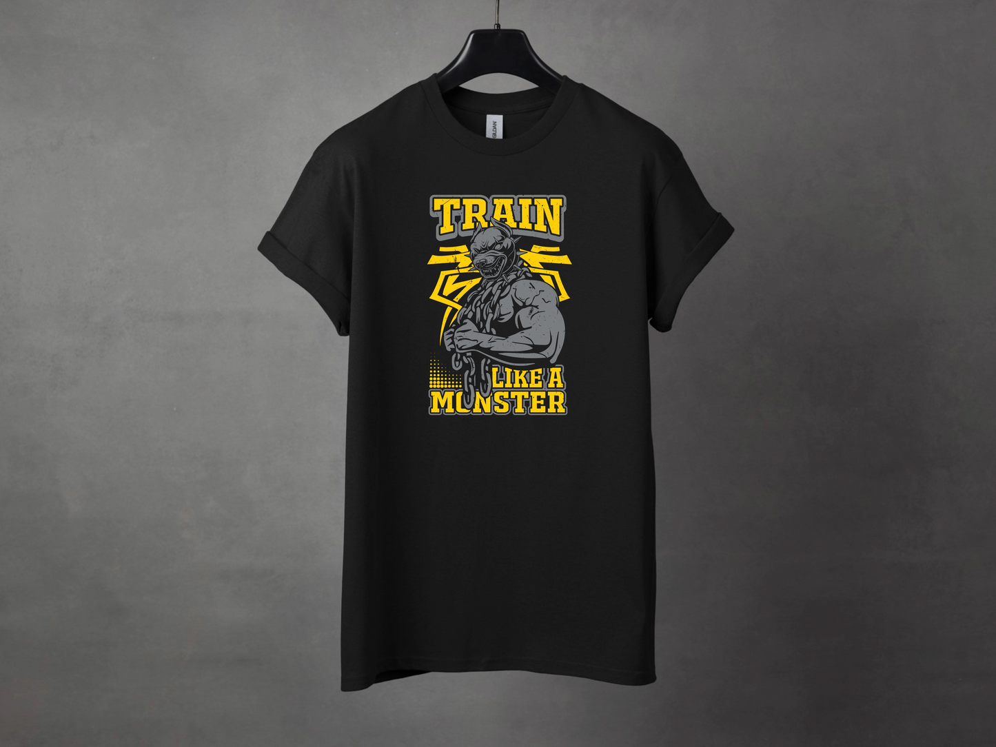 Train Like A Monster Premium Gym Workout Tee