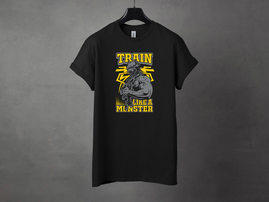 Train Like A Monster Premium Gym Workout Tee