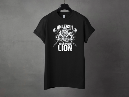 Unleash Your Inner Lion Premium Gym Workout Tee