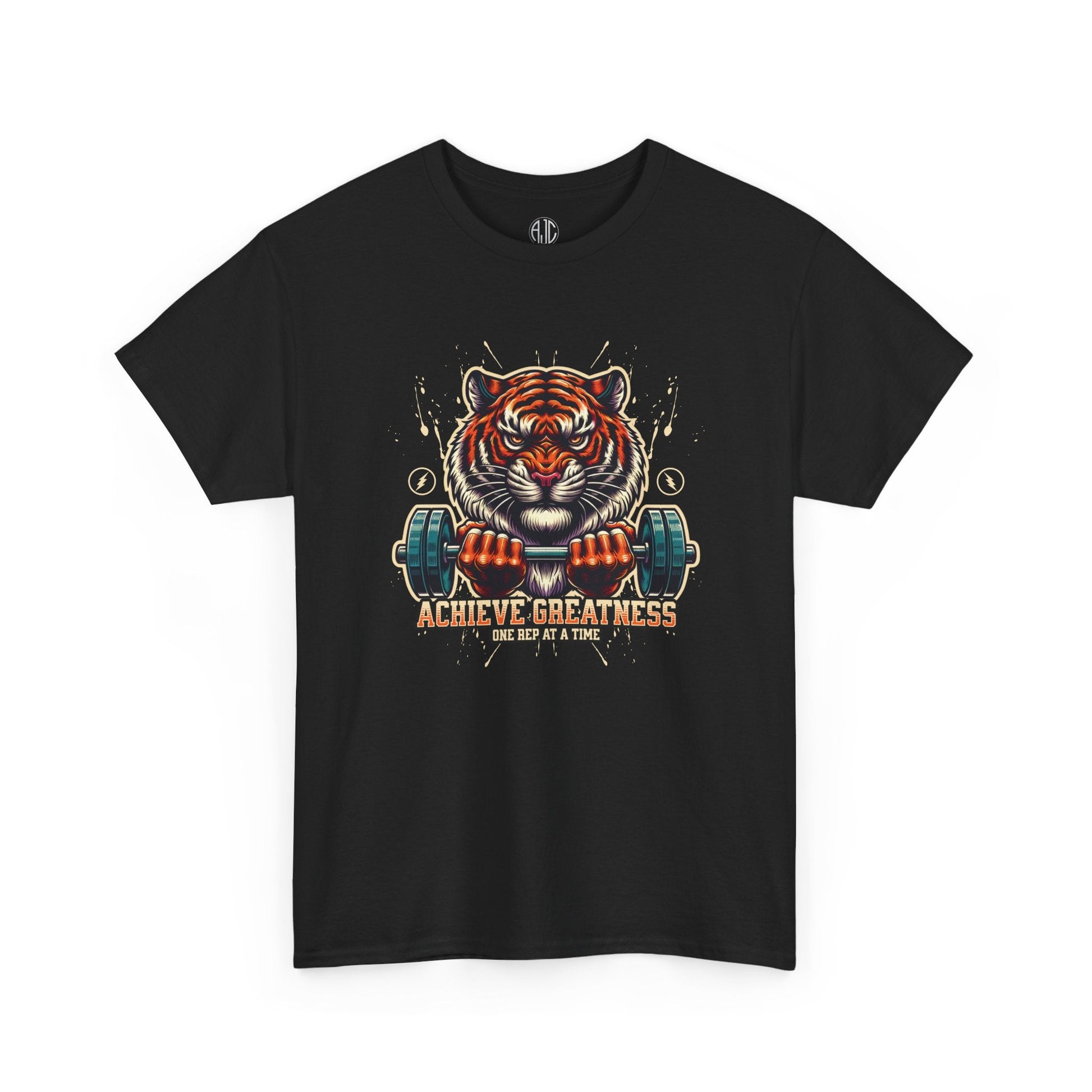 Achieve Greatness Premium Gym Workout Tee - Asphalt Jungle Co