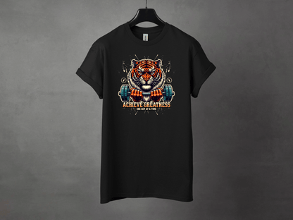 Achieve Greatness Premium Gym Workout Tee - Asphalt Jungle Co
