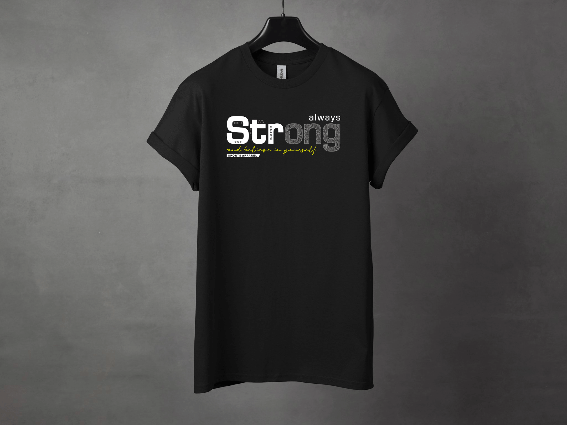 ALWAYS STRONG PREMIUM TEE - Asphalt Jungle Co