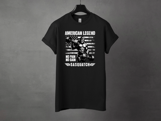 American Legend Premium Gym Workout Tee - Asphalt Jungle Co