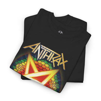 Anthrax Breathing Lightning Premium Metal Tee - Asphalt Jungle Co