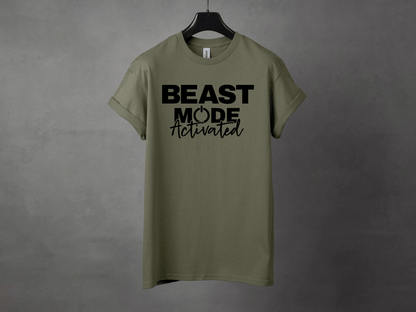 BEAST MODE ACTIVATED PREMIUM TEE - Asphalt Jungle Co