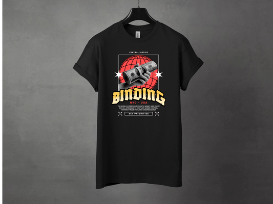 Binding Premium Streetwear Tee - Asphalt Jungle Co