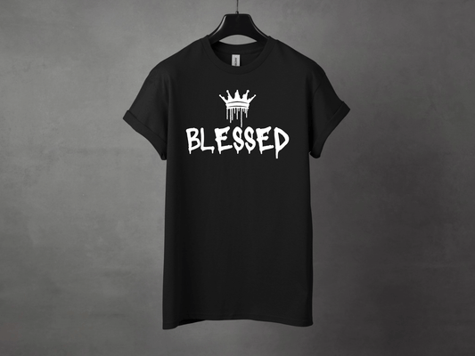 BLESSED PREMIUM TEE - Asphalt Jungle Co