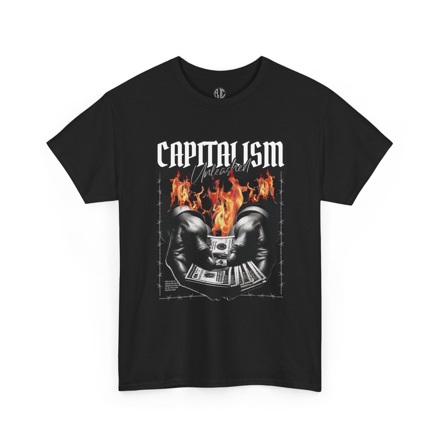 Capitalism Unleashed Premium Streetwear Tee - Asphalt Jungle Co