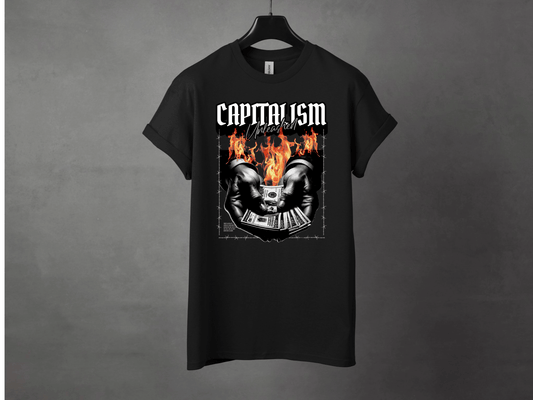 Capitalism Unleashed Premium Streetwear Tee - Asphalt Jungle Co