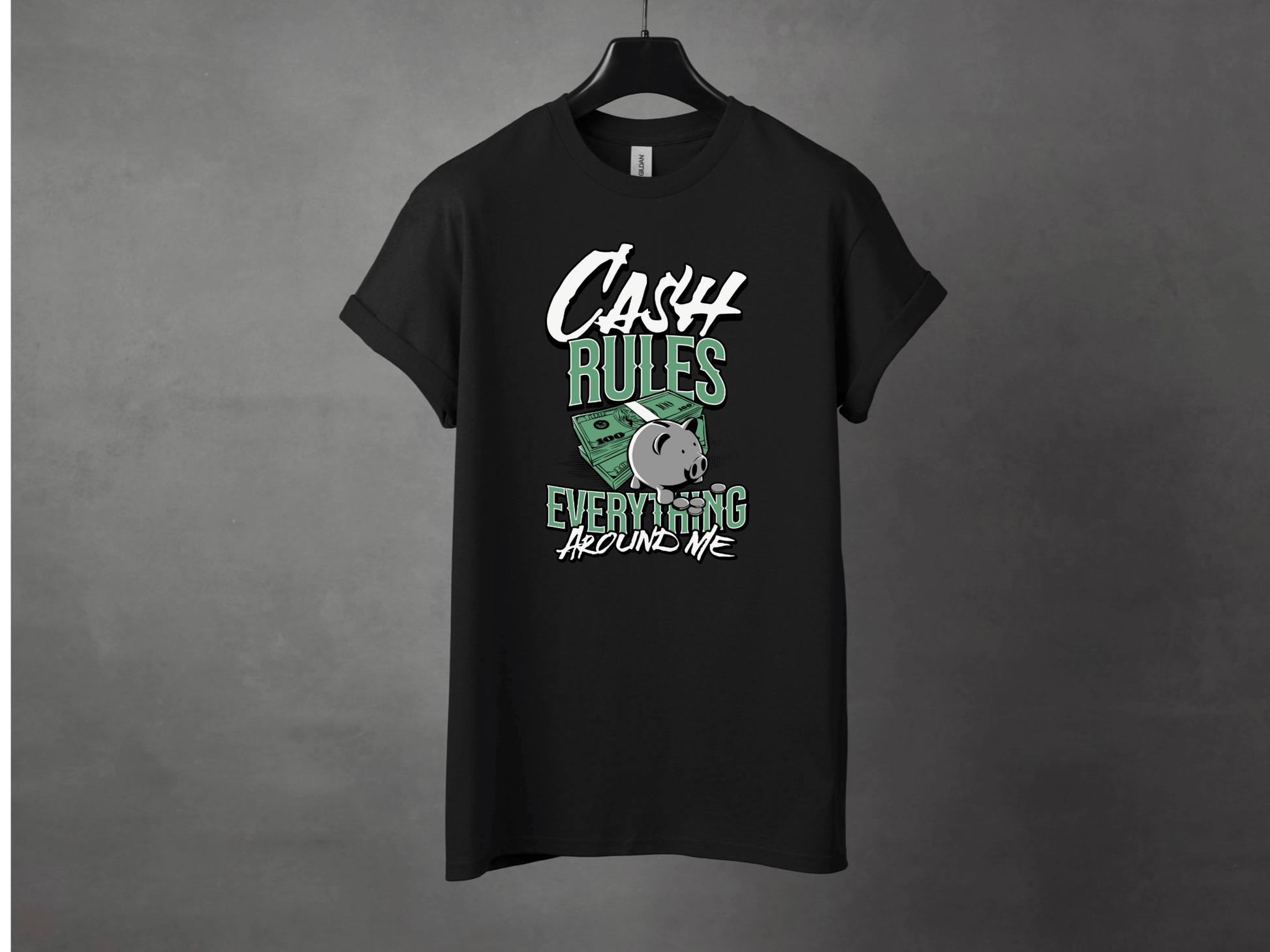 Cash Rules Everything Premium Streetwear Tee - Asphalt Jungle Co