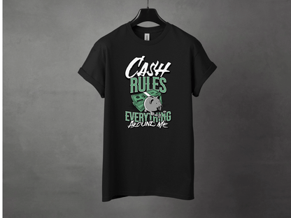 Cash Rules Everything Premium Streetwear Tee - Asphalt Jungle Co