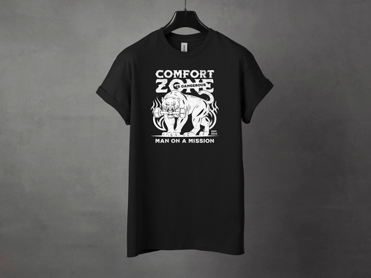 Comfort Zone Premium Gym Workout Tee - Asphalt Jungle Co