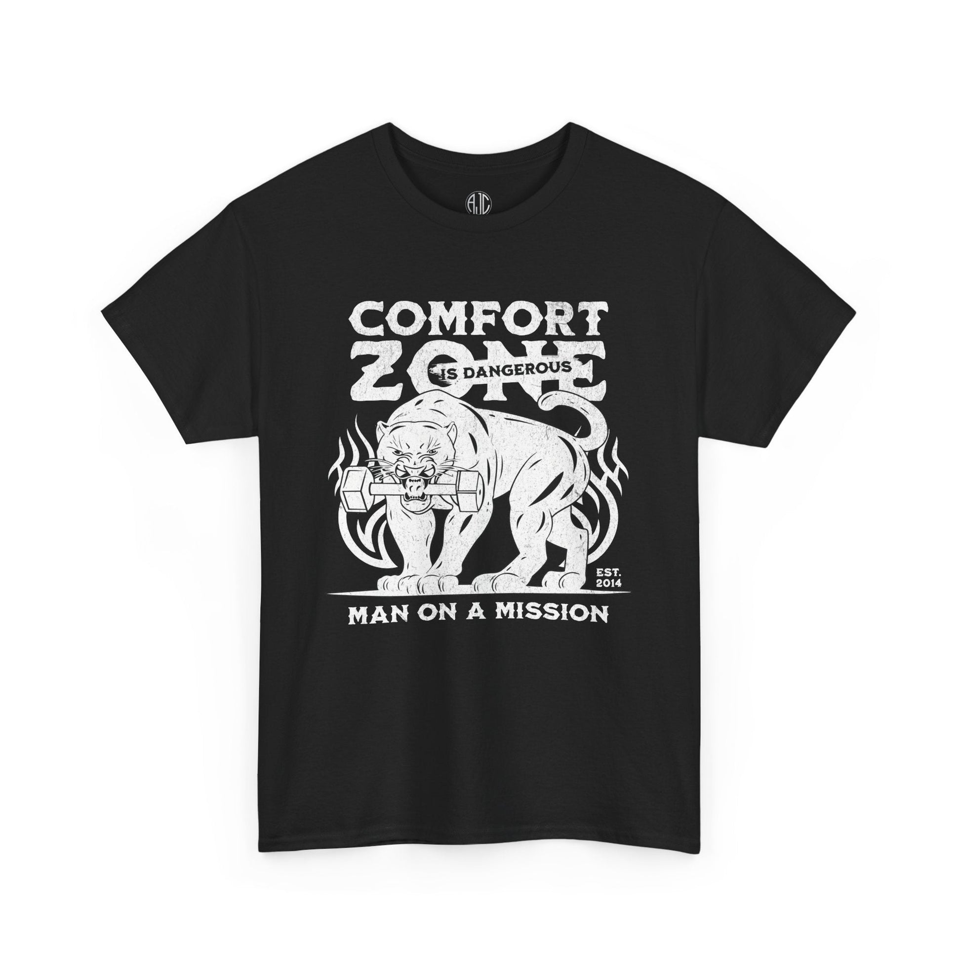 Comfort Zone Premium Gym Workout Tee - Asphalt Jungle Co