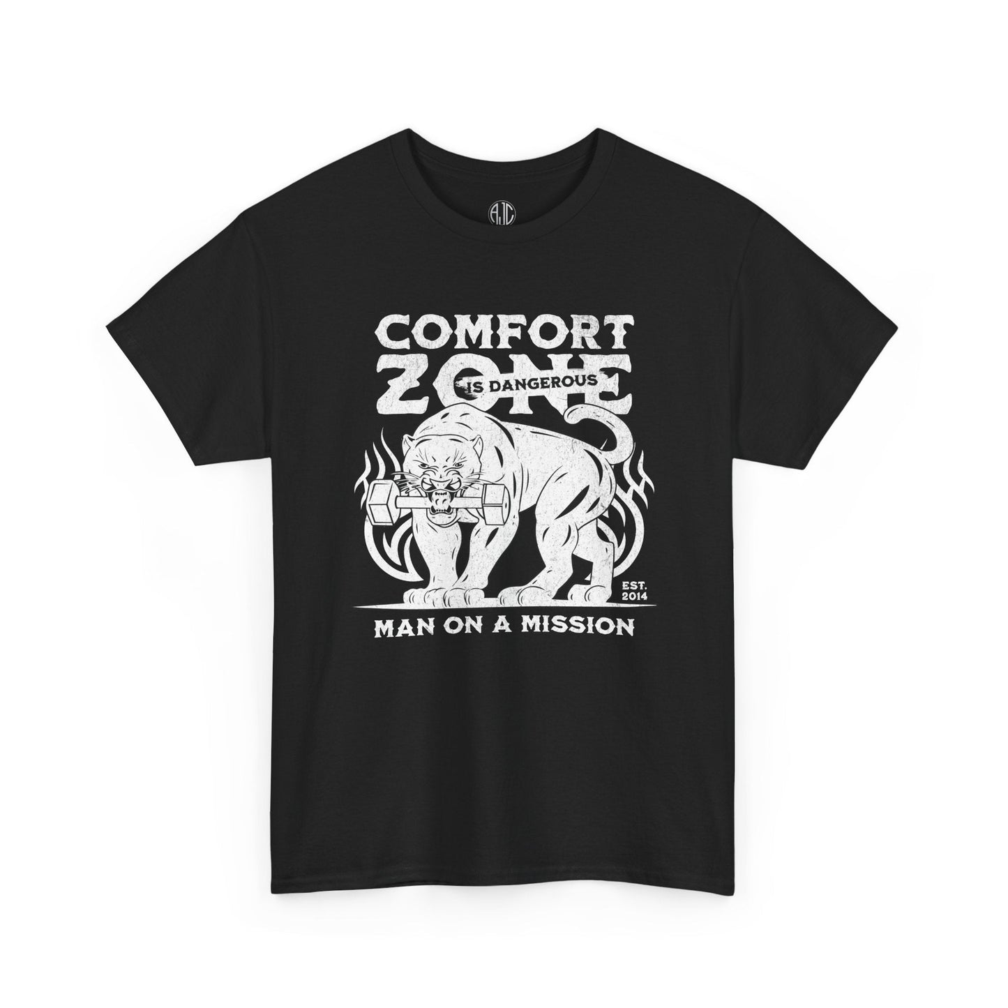 Comfort Zone Premium Gym Workout Tee - Asphalt Jungle Co