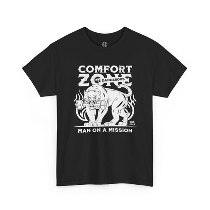 Comfort Zone Premium Gym Workout Tee - Asphalt Jungle Co