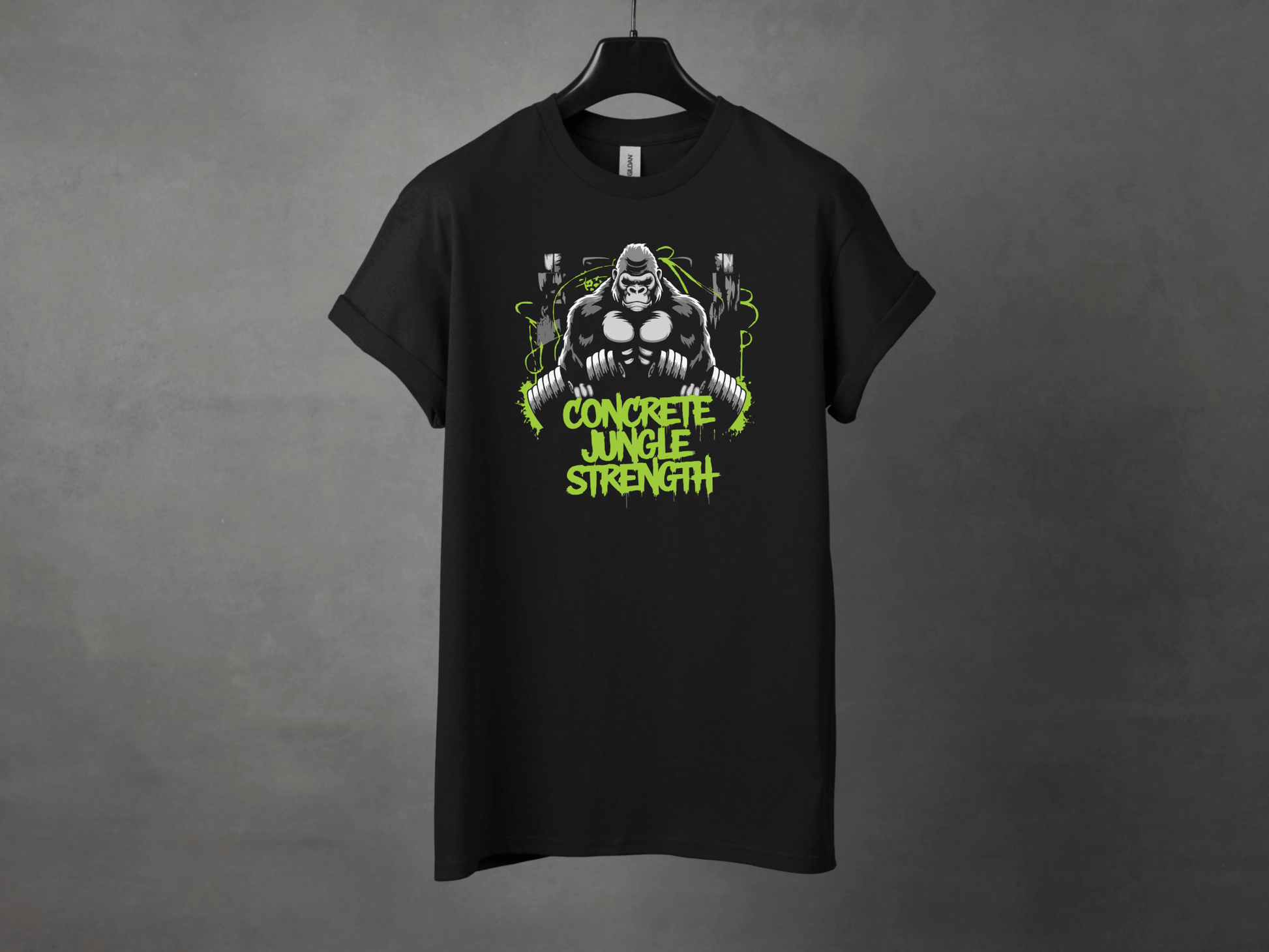 Concrete Jungle Premium Gym Workout Tee - Asphalt Jungle Co