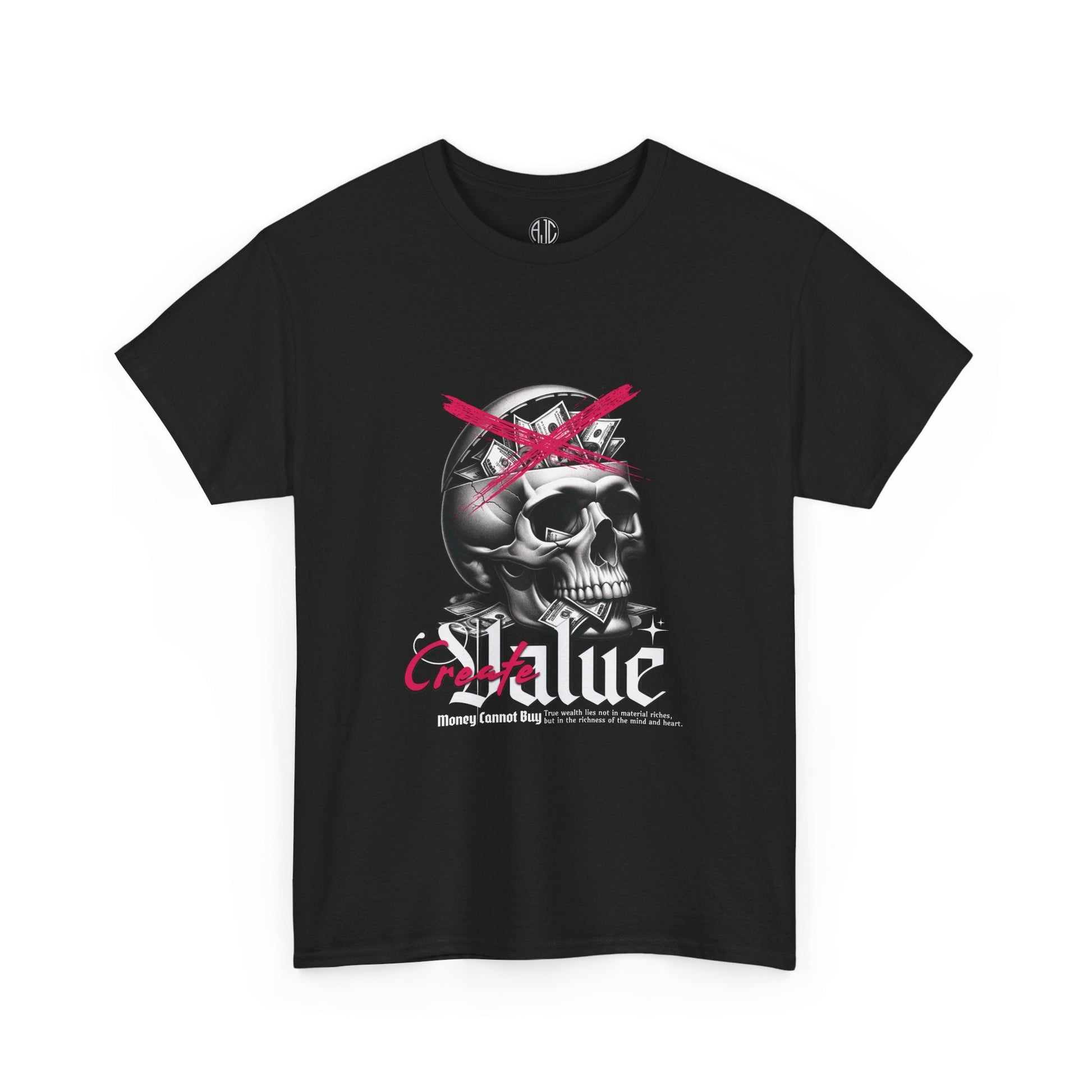 Create Value Premium Streetwear Tee - Asphalt Jungle Co