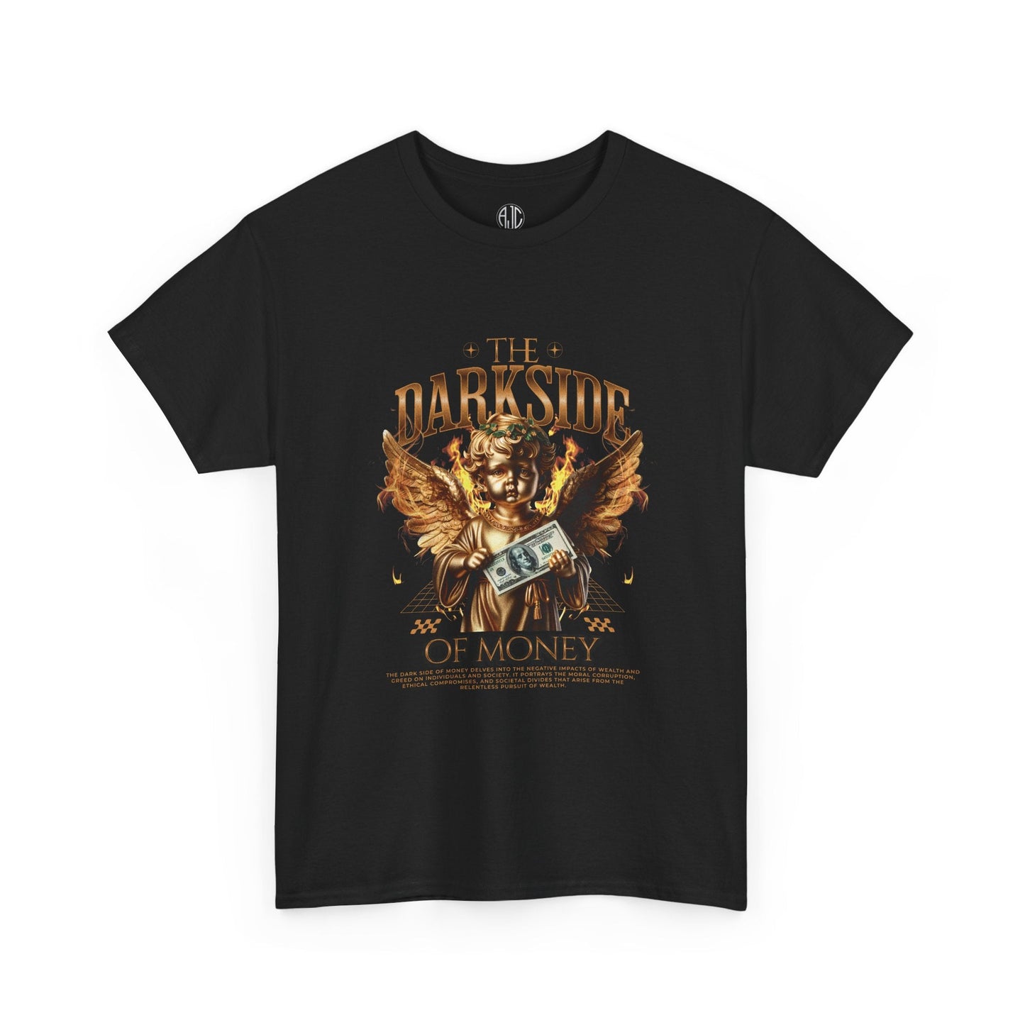 Darkside Of Money Premium Streetwear Tee - Asphalt Jungle Co
