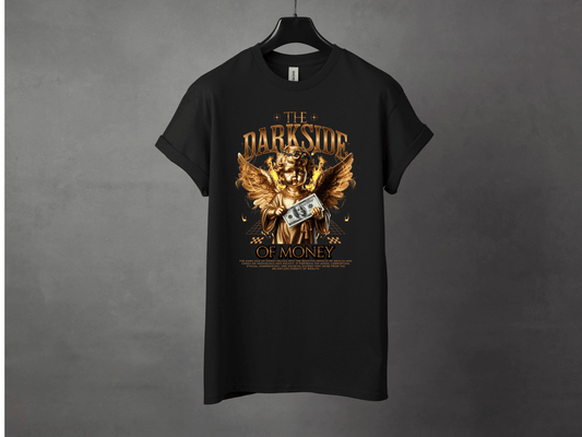 Darkside Of Money Premium Streetwear Tee - Asphalt Jungle Co