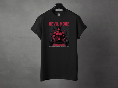 Devil Mode Premium Gym Workout Tee - Asphalt Jungle Co