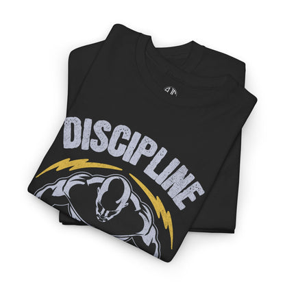 Discipline Premium Gym Workout Tee - Asphalt Jungle Co