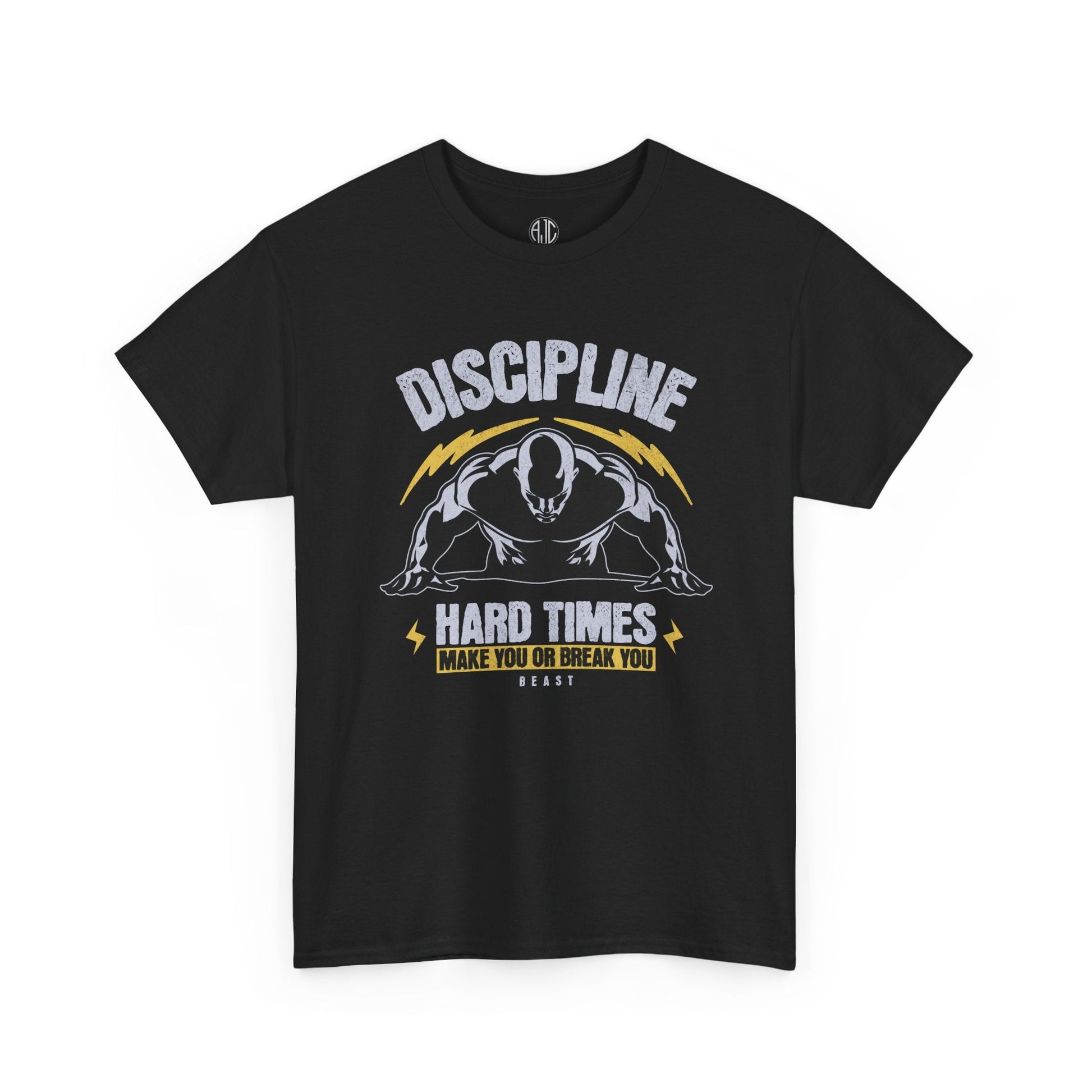 Discipline Premium Gym Workout Tee - Asphalt Jungle Co
