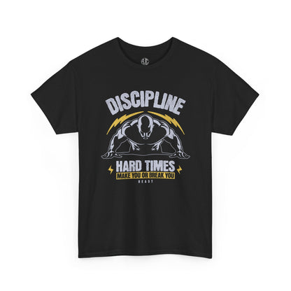 Discipline Premium Gym Workout Tee - Asphalt Jungle Co
