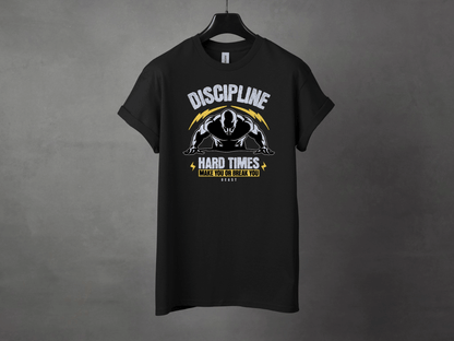 Discipline Premium Gym Workout Tee - Asphalt Jungle Co