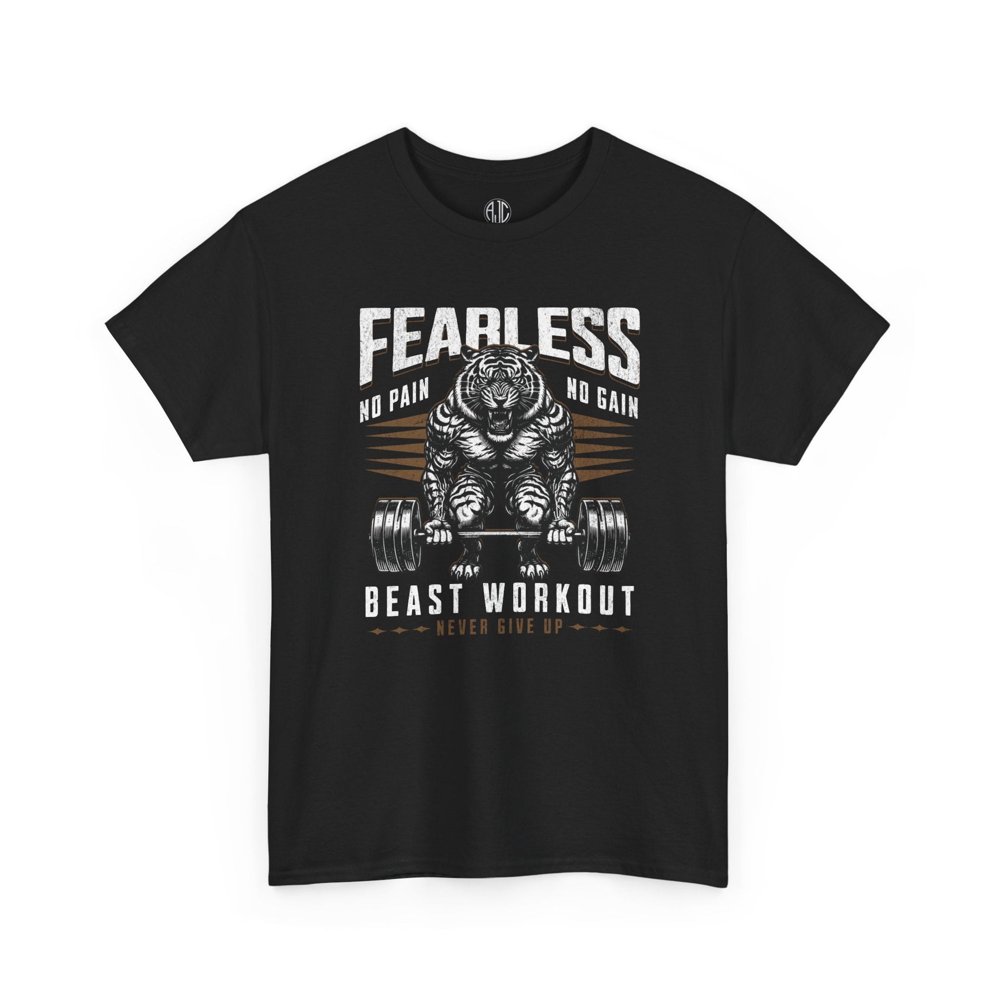 Fearless Beast Premium Gym Workout Tee - Asphalt Jungle Co
