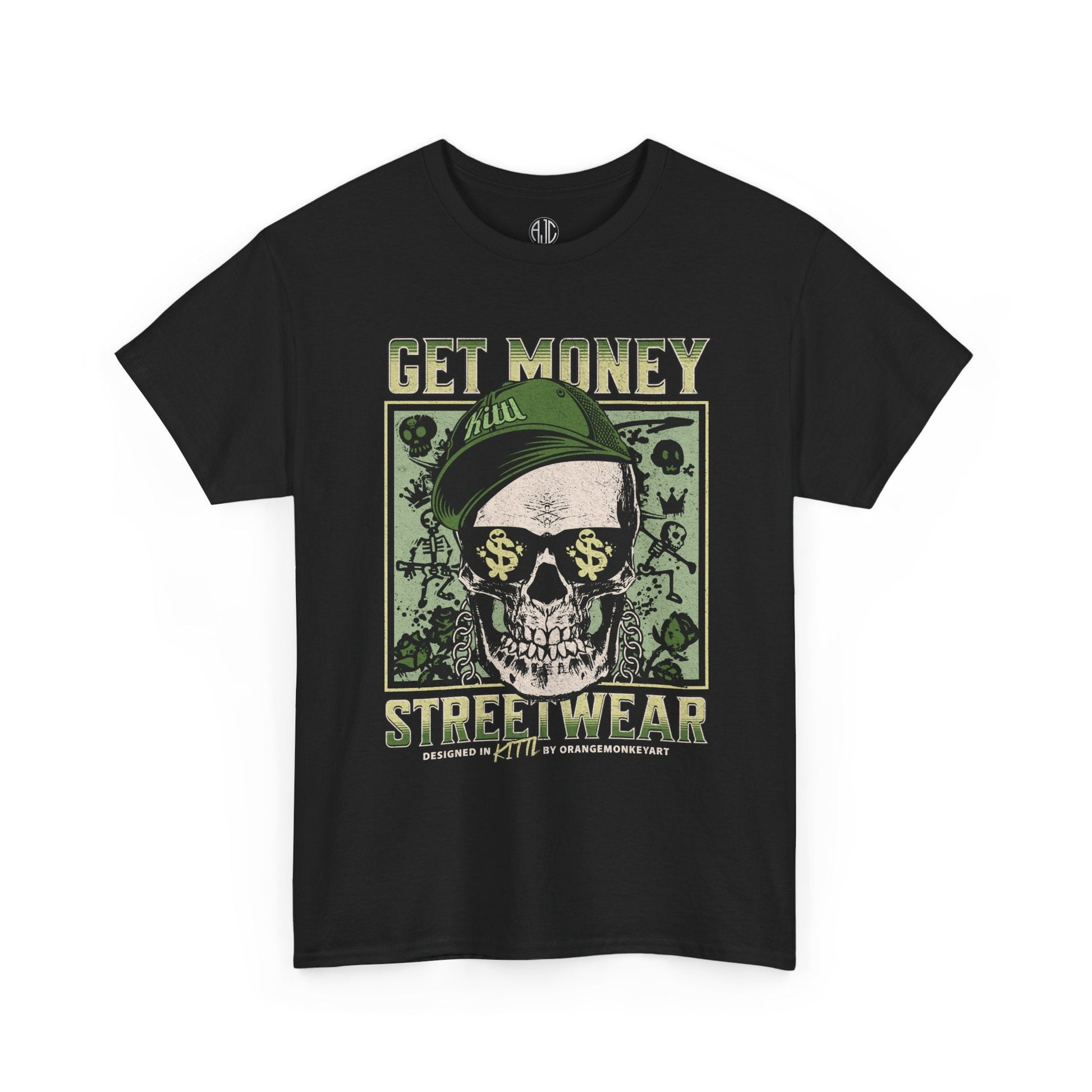 Get Money Premium Streetwear Tee - Asphalt Jungle Co