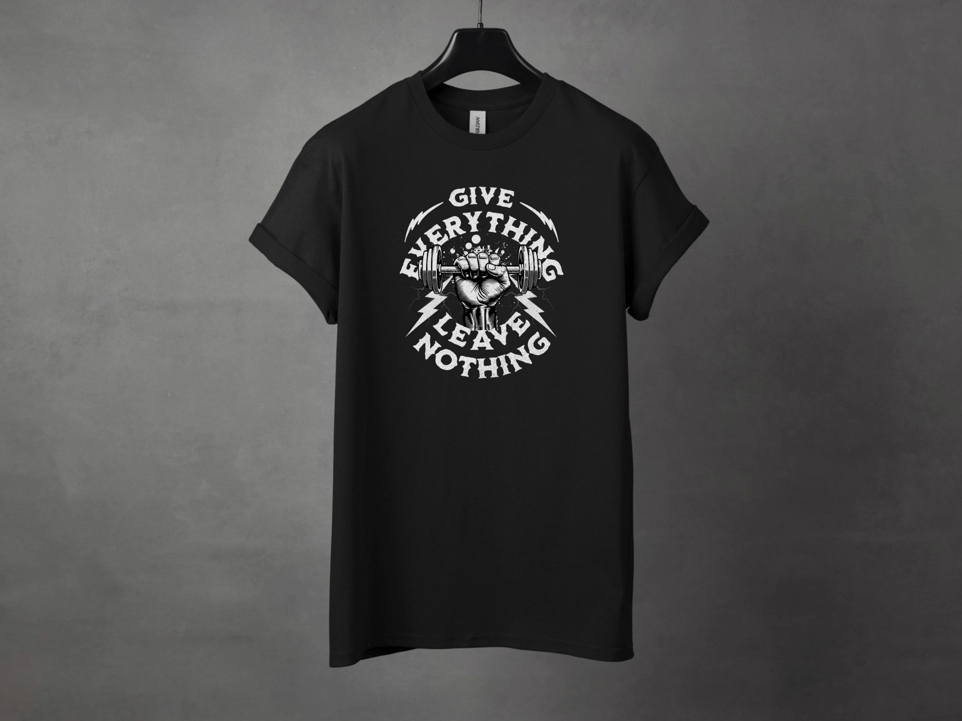 Give Everything Premium Gym Workout Tee - Asphalt Jungle Co